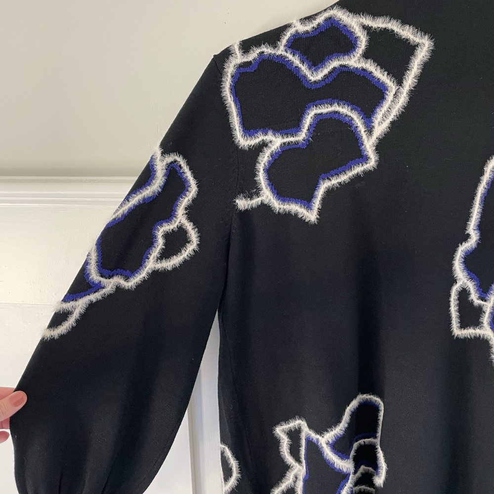 Unique Floral Eyelash Cardigan - Picture 7 of 15